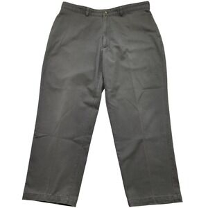 VTG Polo Ralph Lauren Gordon Chino Pants Sage Green Cotton Pleated Mens 40x30